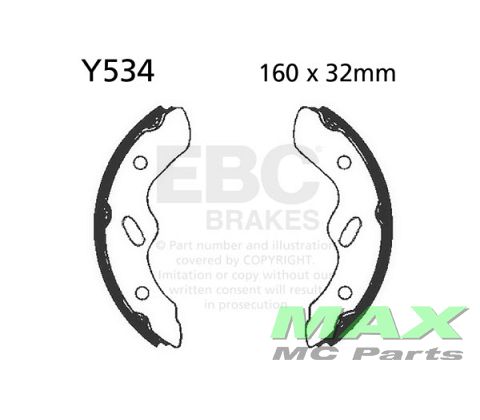 EBC Brake shoe set Y524